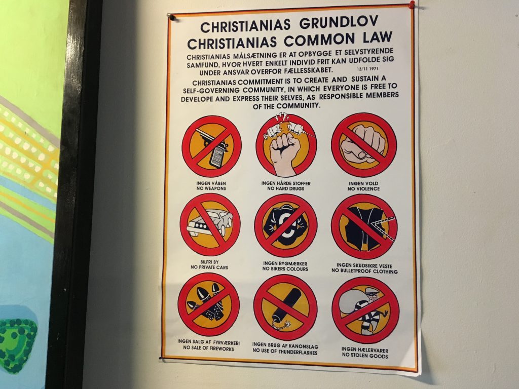 Zákony ve Svobodném městě Christiania
