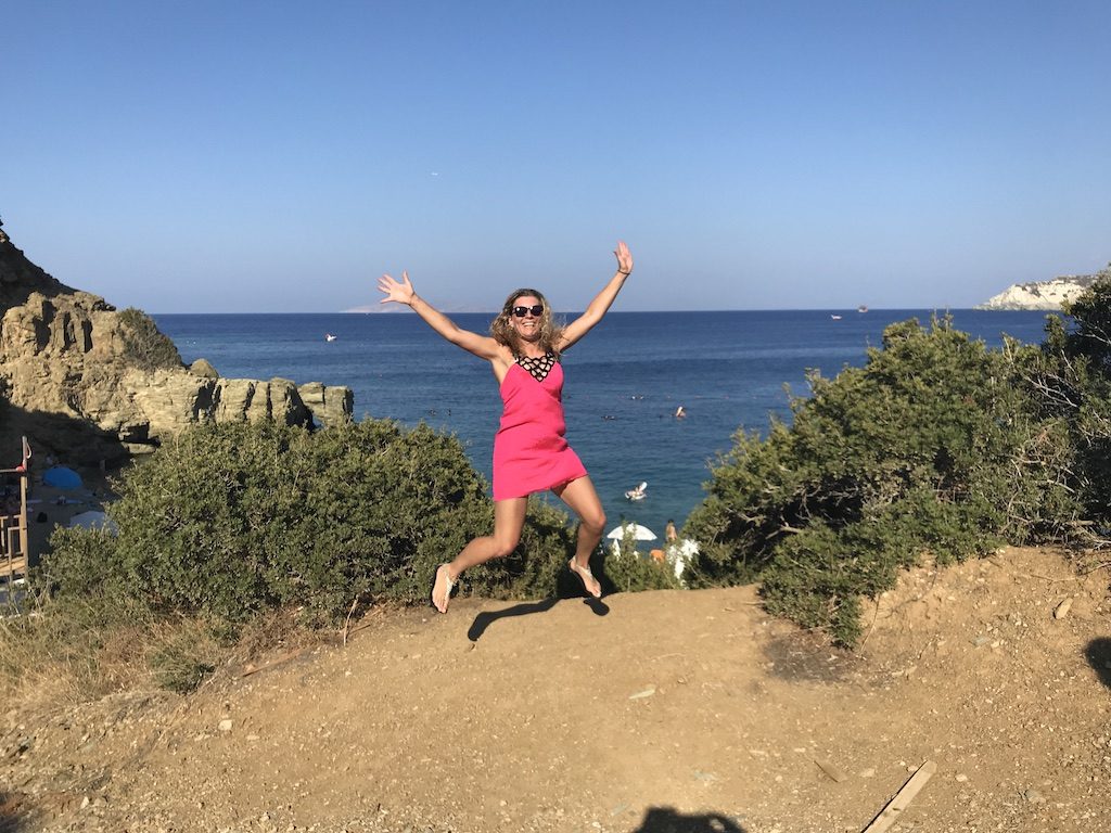 Radost na Krétě a jedny z 5 šatů, co jsem měla s sebou